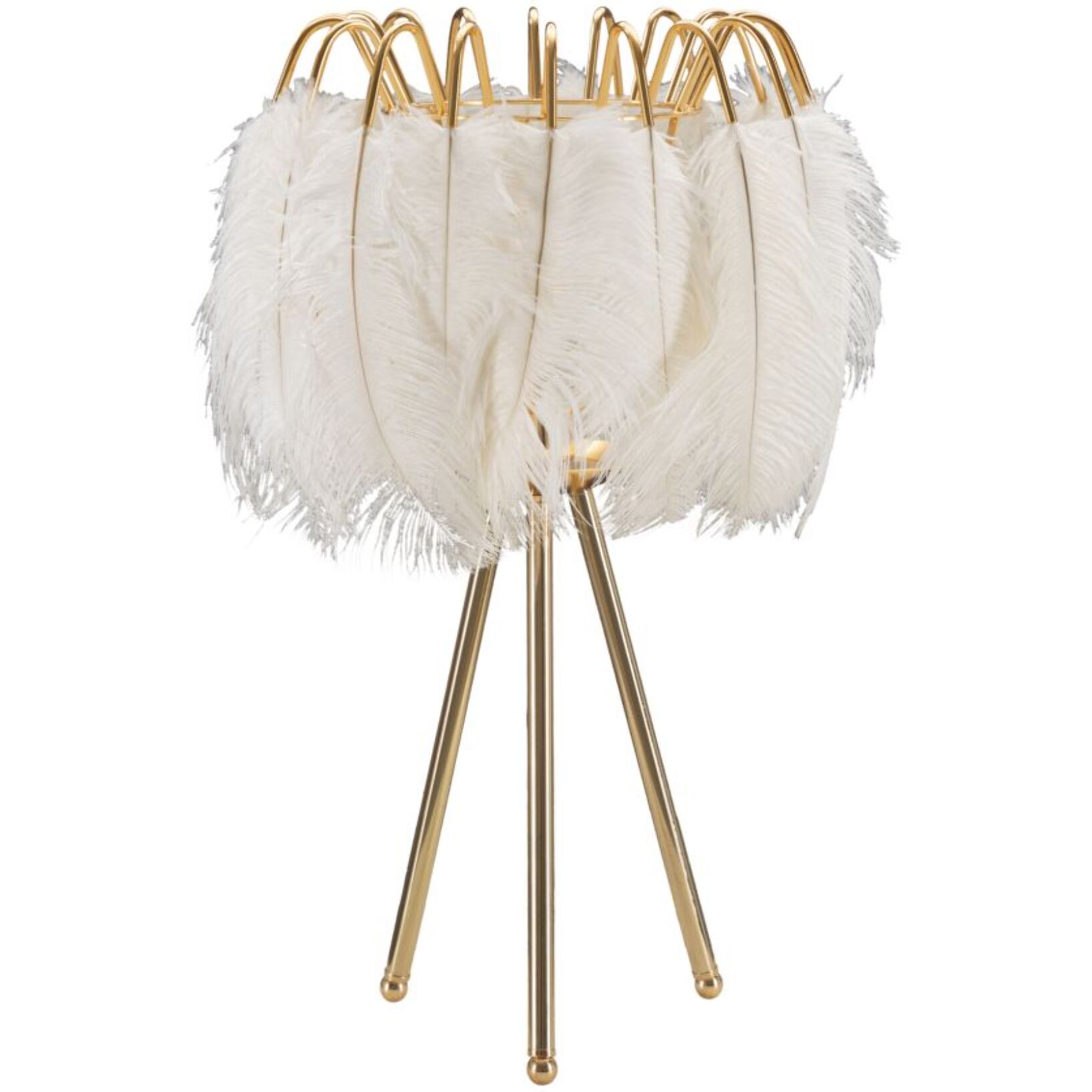 LAMPADA DA TAVOLO FEATHER STAND CM Ø 40X60