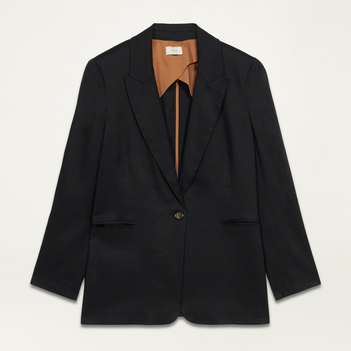 Oltre - Blazer misto lino - Nero