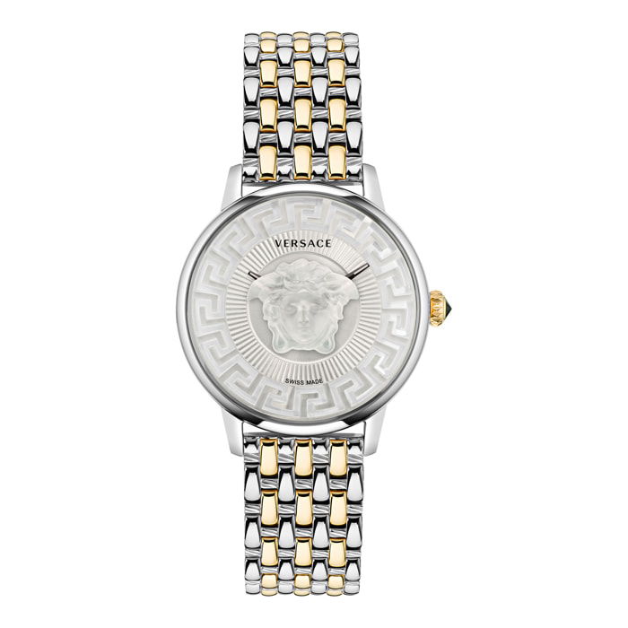 Reloj Versace VE6F00423 Unisex Analogico Cuarzo con Correa de Acero inoxidable