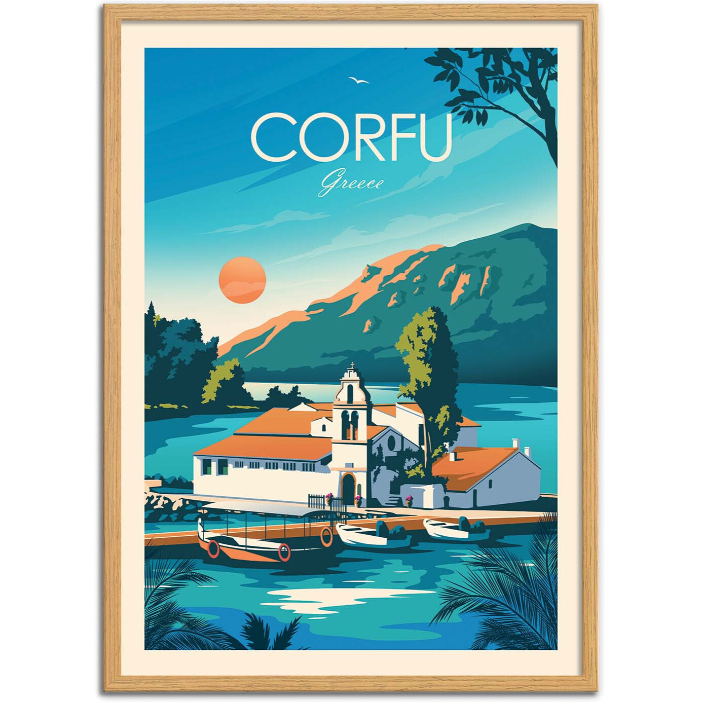 Affiche - Corfu Greece - Studio Inception