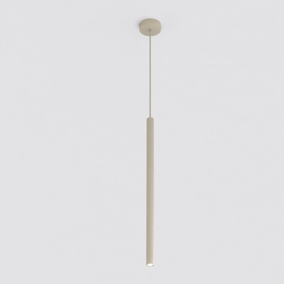 Lampada a sospensione SELTER in acciaio color mokka
