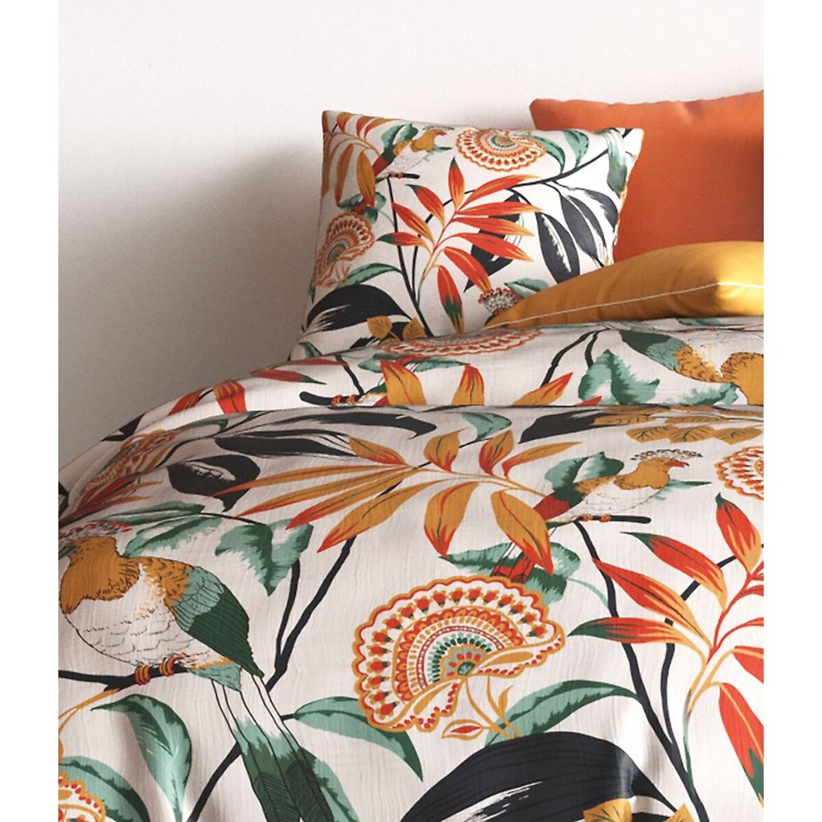 Parure Housse De Couette 3pcs 100% Coton 57fils Ninon