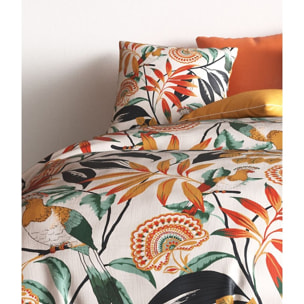 Parure Housse De Couette 3pcs 100% Coton 57fils Ninon