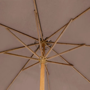 Parasol droit Tinaei Taupe