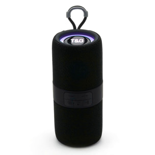 Altoparlante portatile multifunzionale con Bluetooth 5.0, radio FM, connessioni multiple e batteria da 1200mAh.