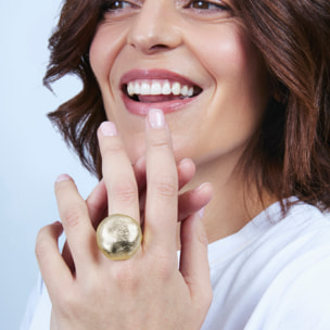 Anillo Pukba acabado oro amarillo 18k