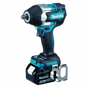 Boulonneuse à chocs 18 V LXT 700 Nm - MAKITA - avec 2 batteries 5.0Ah - chargeur - MAKPAC - DTW700RT