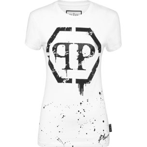 PHILIPP PLEIN T-Shirt Round Neck HEXAGON