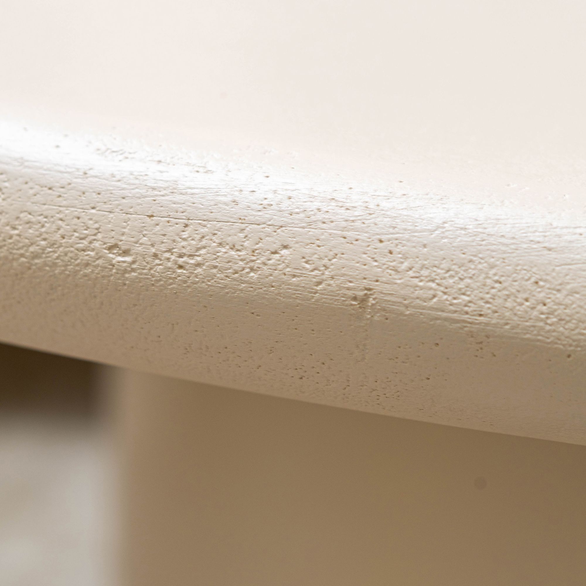 Table ovale 220cm effet béton crème  MINERA
