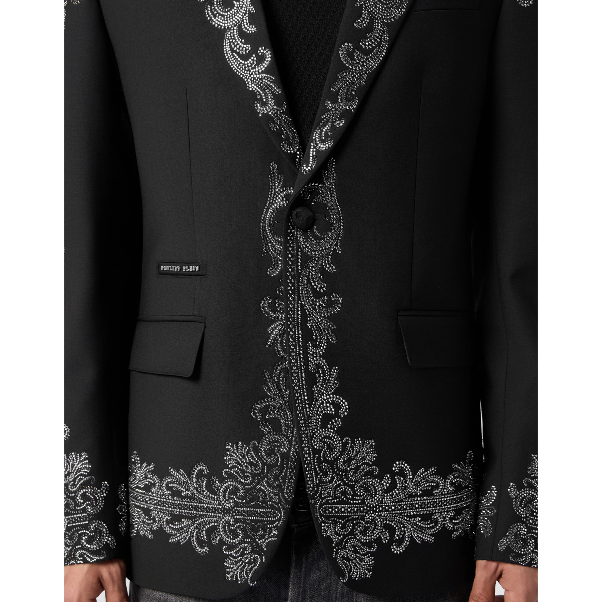PHILIPP PLEIN Blazer Baroque Skull Strass