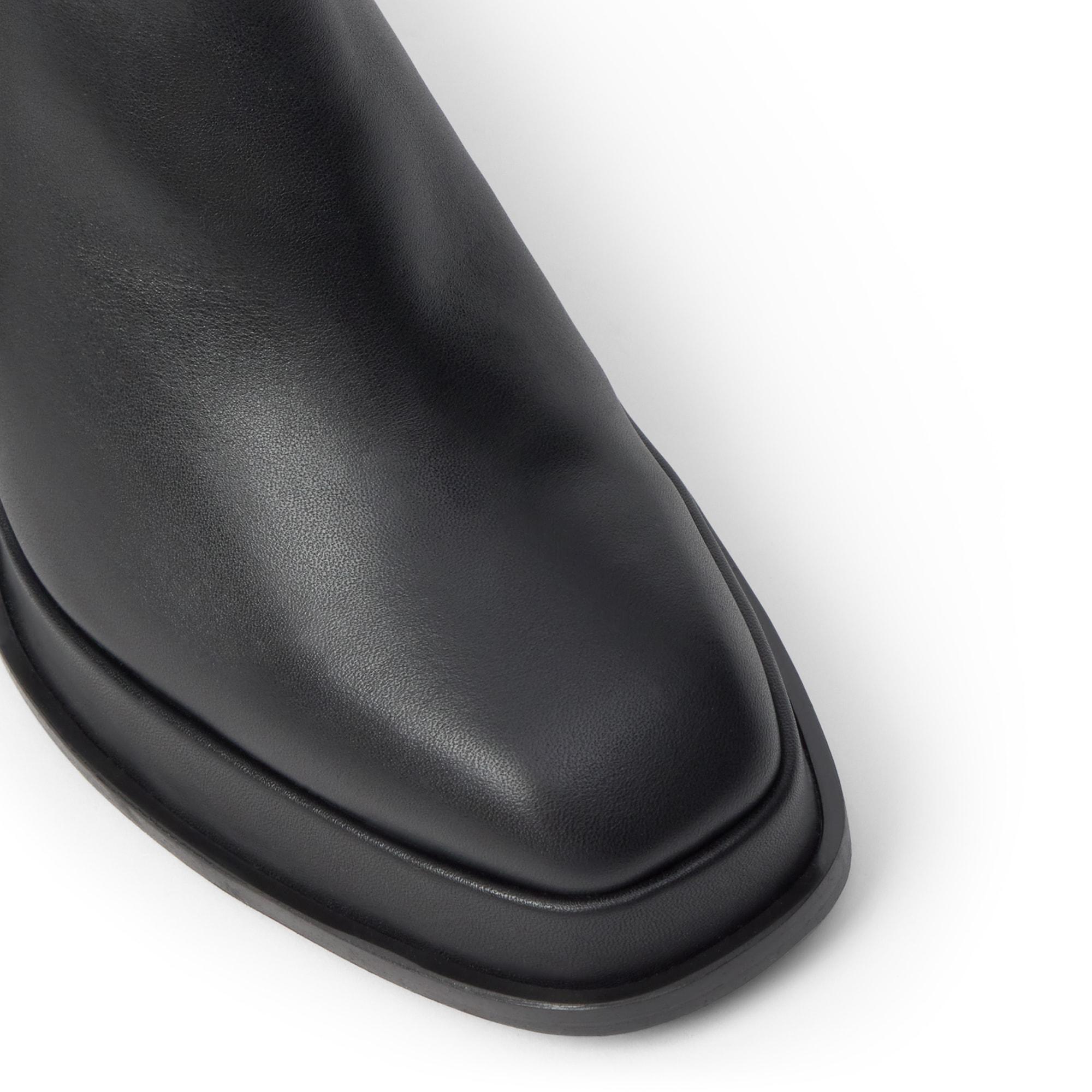 Botín de tacón Bimba en napa con cierre elástico