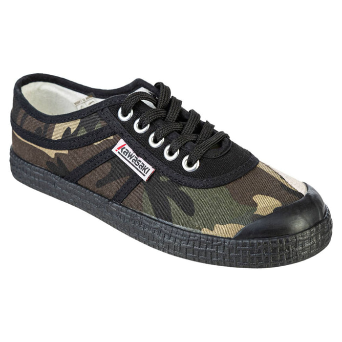 Zapatillas Sneaker para Hombre - KAWASAKI Camo Canvas Shoe K202417 3038 Olive Night