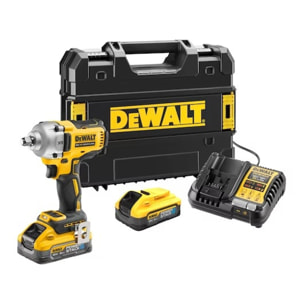 Boulonneuse 1/2” XR 18V DEWALT 5Ah Li-Ion Brushless 812 Nm Jonc de Sécurité - DCF891H2T-QW