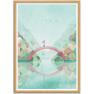 Affiche - Visit Japan Version 2 - Henry Rivers