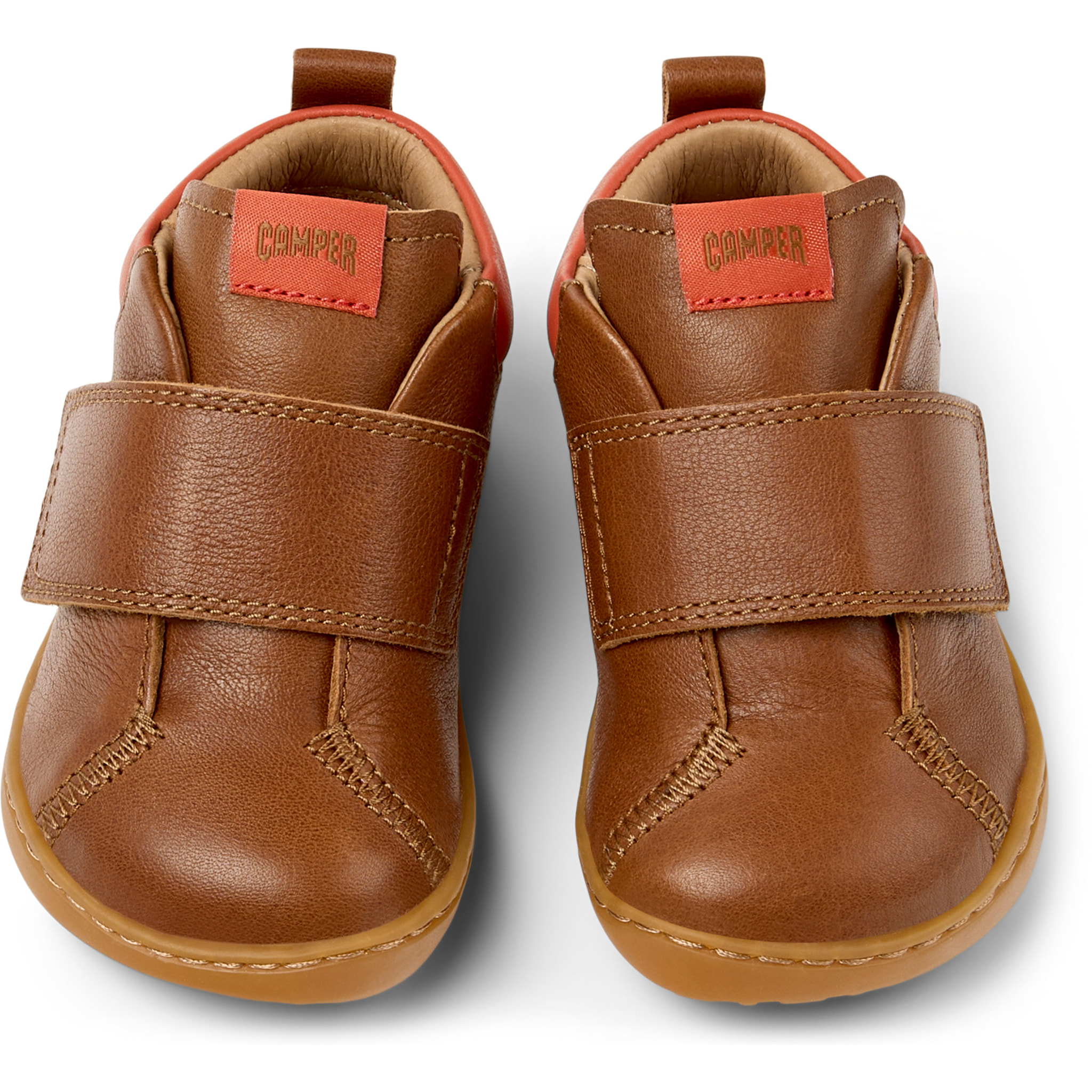 Botines - CAMPER Peu Cami - Marron - Cuero liso