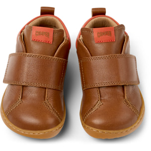 Botines - CAMPER Peu Cami - Marron - Cuero liso