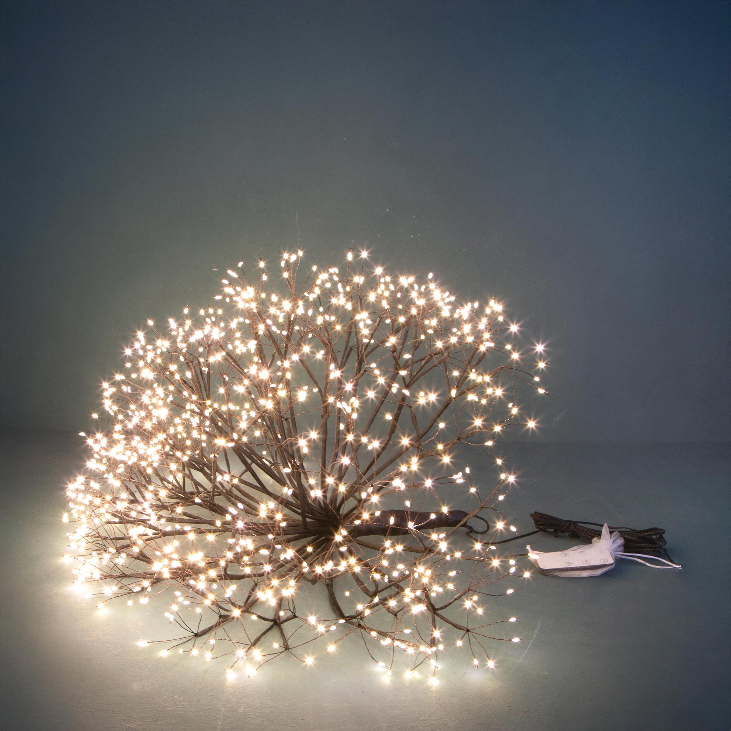 Fiore tarassaco con 912 led da app - Pezzi 1 - NERO - Bianchi Dino SpA