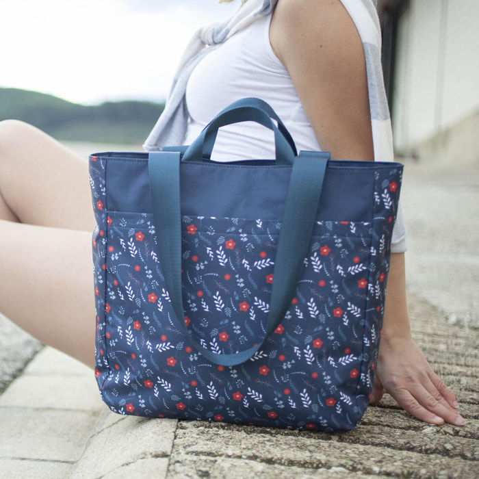 Bolso Maletin Portaordenador Mujer Skpat Lausana Azul Marino