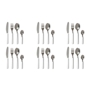 Service 24 couverts Excelsa – Fashion, Acier Blanc