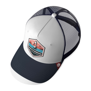 Gorra Trucker Born to Windsurf Blanco The Indian Face para hombre y mujer