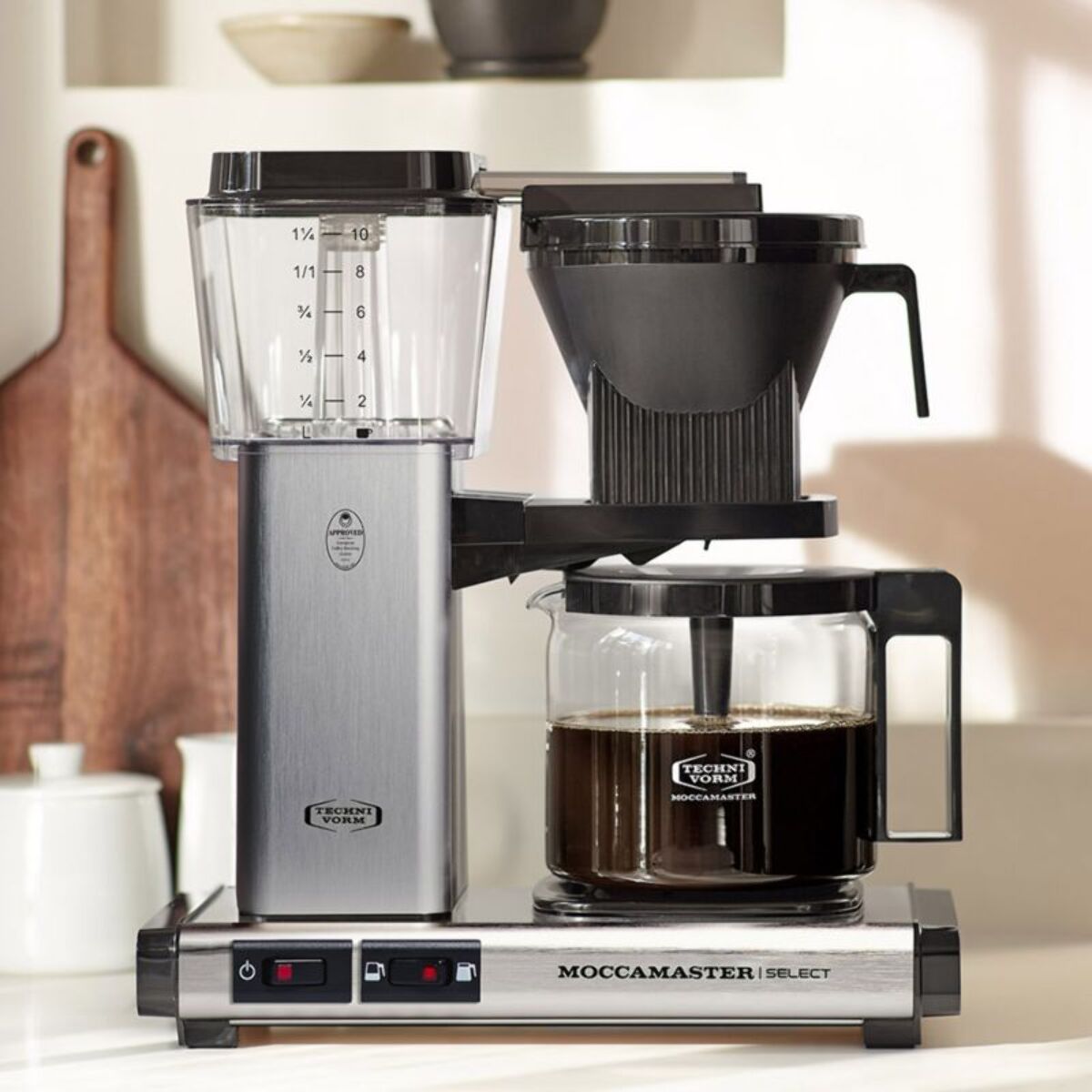 Cafetière filtre MOCCAMASTER Polished Silver