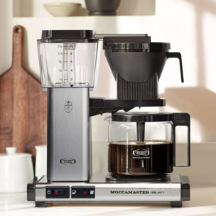 Cafetière filtre MOCCAMASTER Polished Silver