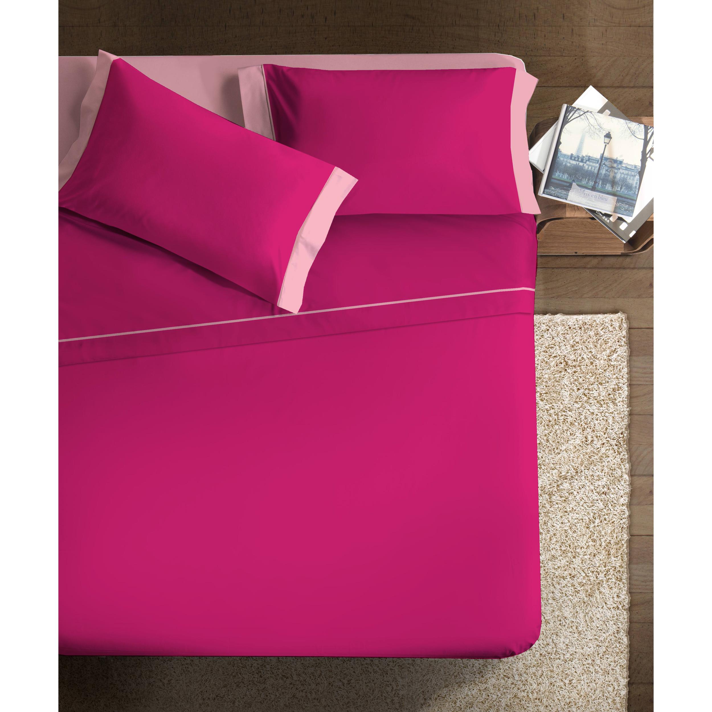 Completo letto Double-Color IPERSAN Fuxia/Rosa