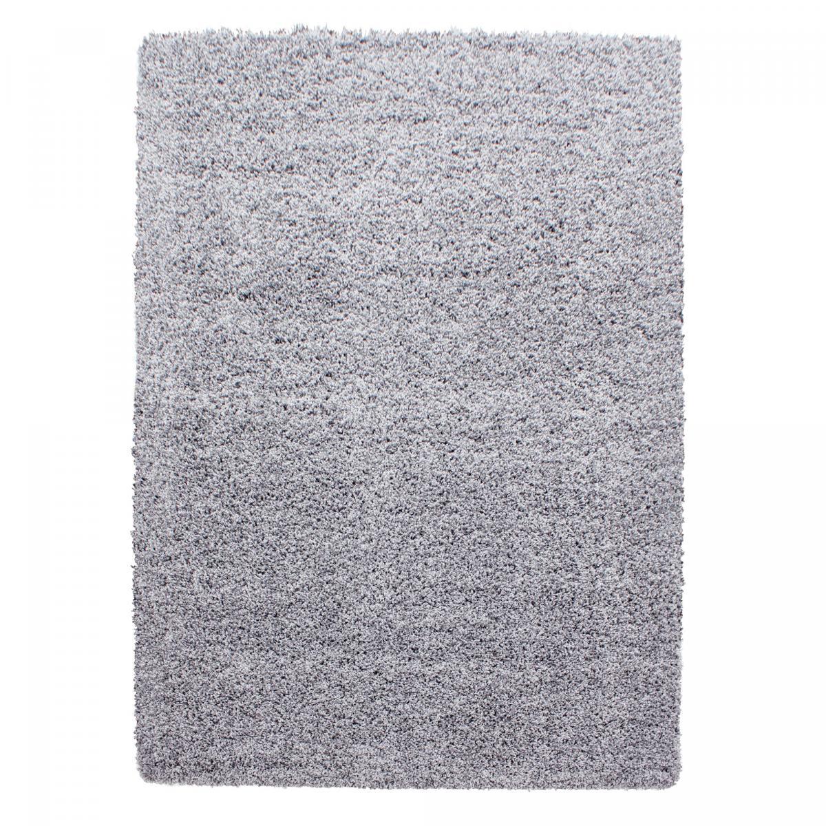 Tapis poils longs shaggy tissé motif uni ZASIVE