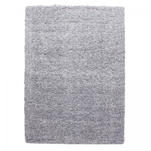 Tapis poils longs shaggy tissé motif uni ZASIVE