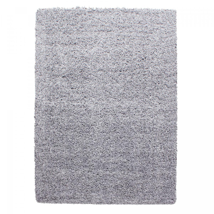 Tapis poils longs shaggy tissé motif uni ZASIVE