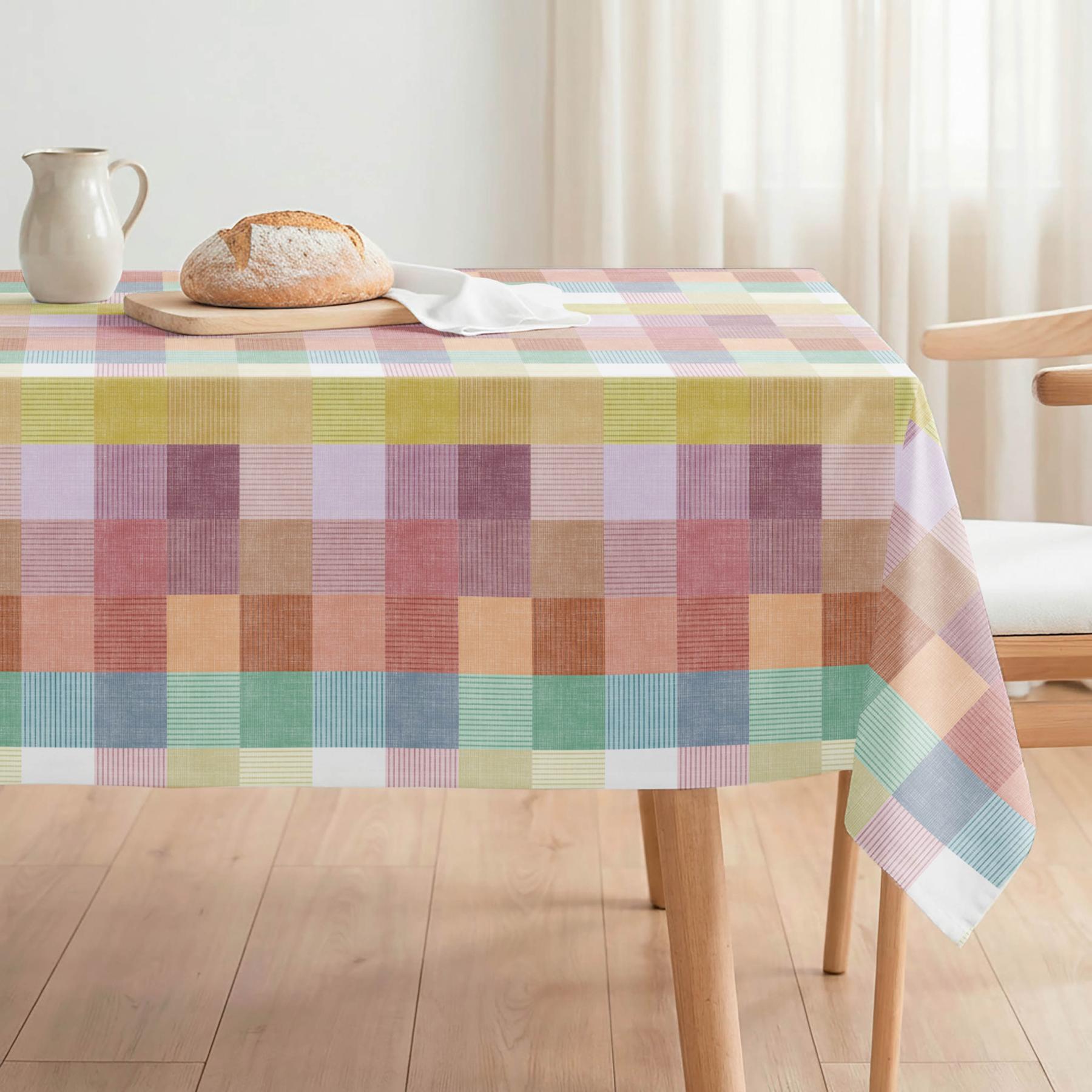 Nappe anti-taches AREN MULTICOLORE - coton mélangé