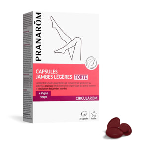 Pranarom - Capsules FORTE - Jambes légères - 30 capsules