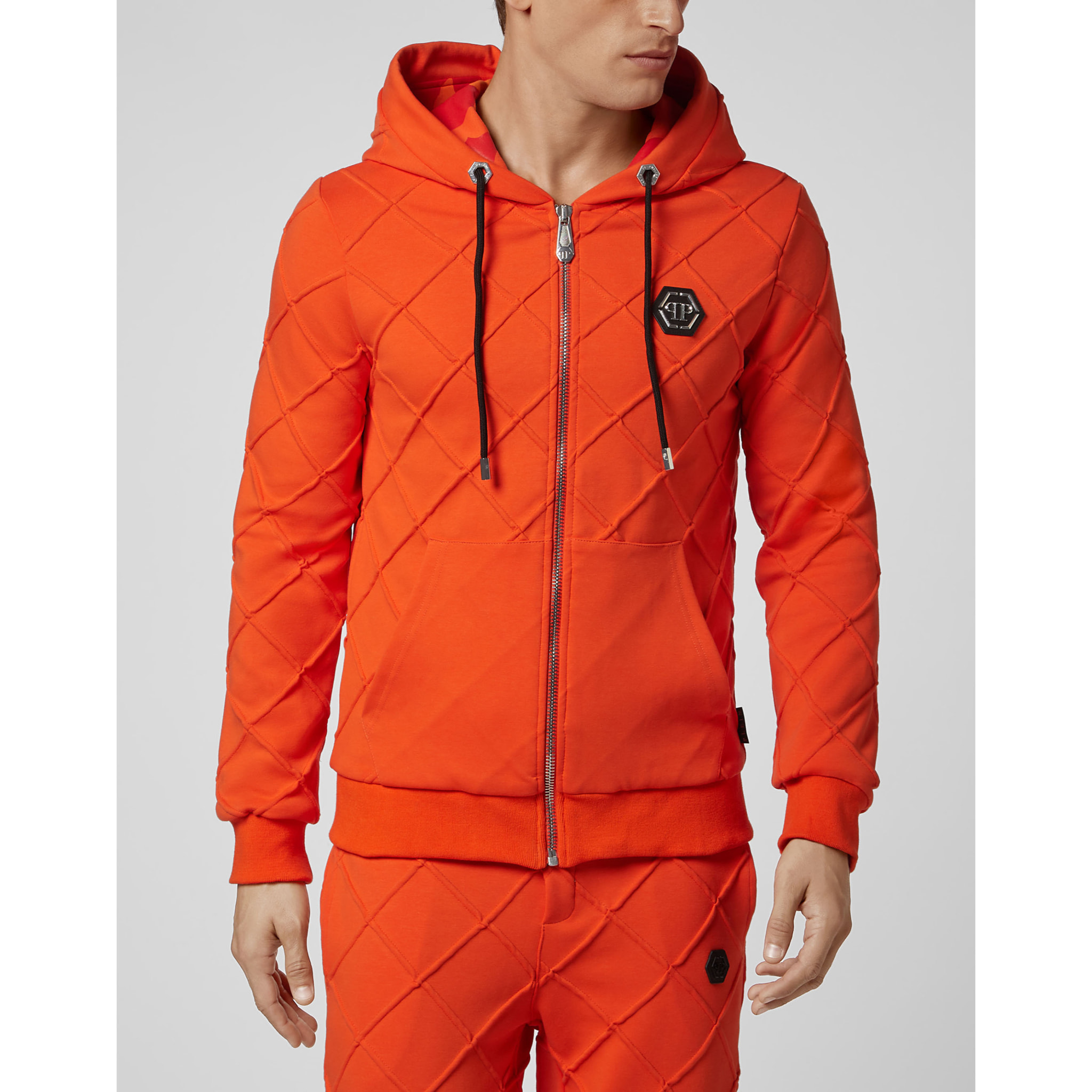 PHILIPP PLEIN Hoodie Sweatjacket Camouflage