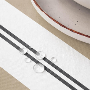 Nappe imprimée anti-tâches JUNIPER BEIGE