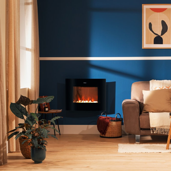 Caminetti elettrici ReadyWarm 2650 Curved Flames Connected Cecotec