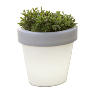 Tomasucci  Vaso luminoso per esterno / interno BELL 45  - NEW GARDEN bianco