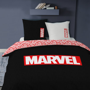 Parure de lit imprimée 100% coton, MARVEL HOME IDENTITY