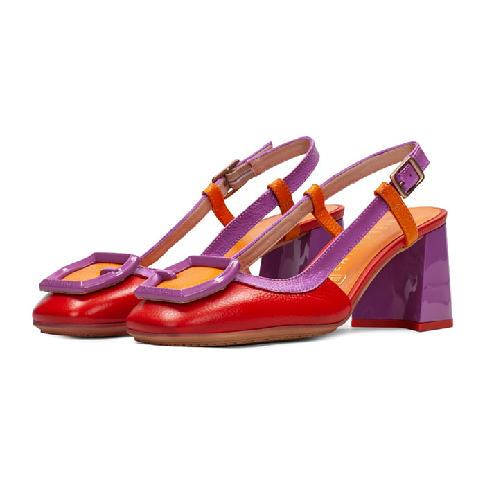 Destalonado Malta Rojo violet naranja 6,5 cm