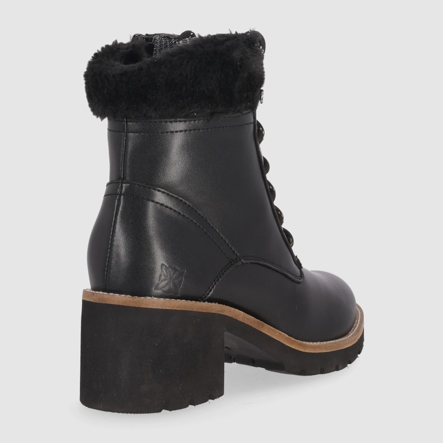 Botines de Piel - Negro - Tacón: 6 cm
