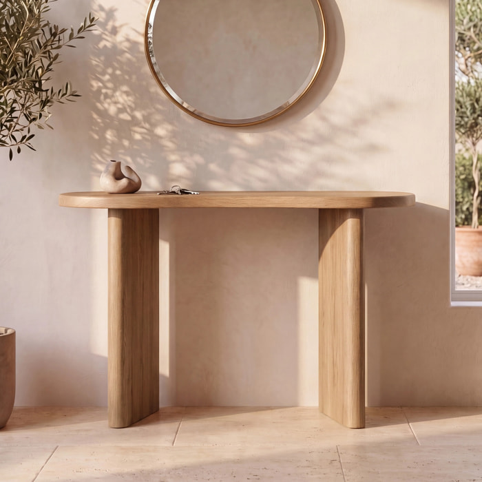 Console en bois massif de mindi - Brandan