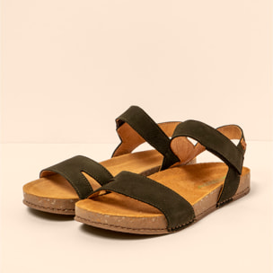 Sandalias N5790 NOBUCK LAVADO KAKI / BALANCE color Kaki