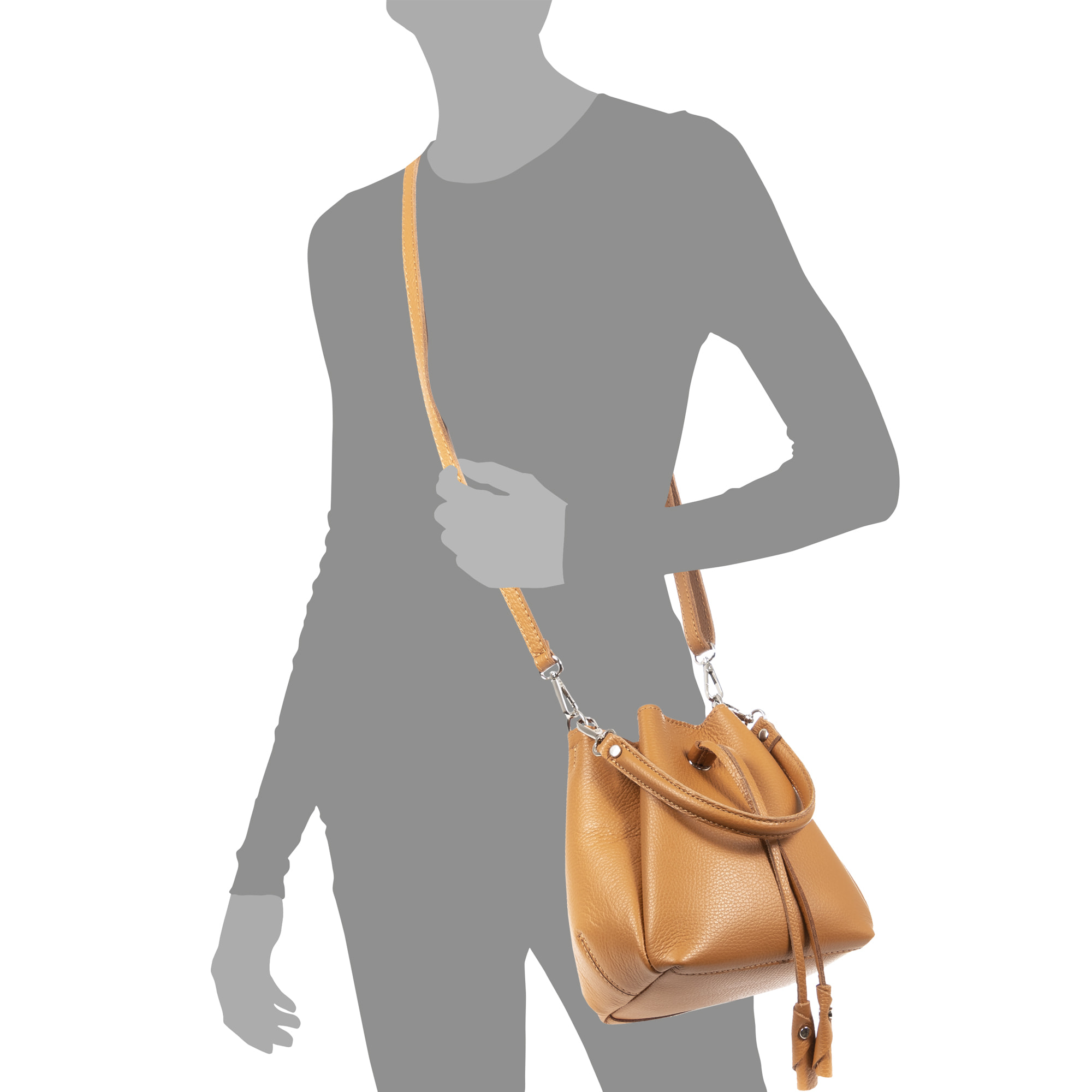 Idea Borsa a mano Donna. Pelle autentica Dollaro.