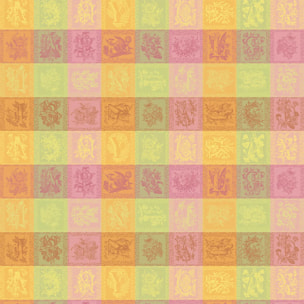 Nappe Mille abecedaire chatoyant