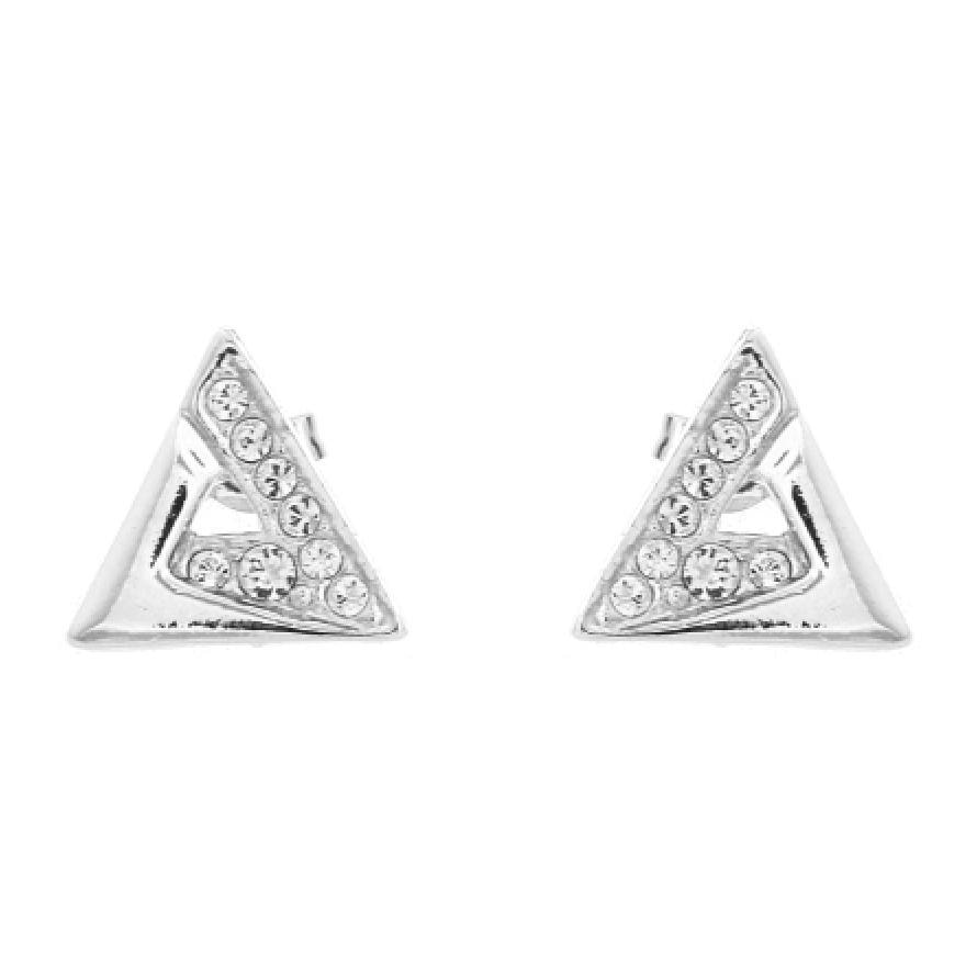 Pendientes Triangle adornado con cristales de Swarovski