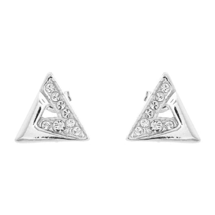 Pendientes Triangle adornado con cristales de Swarovski