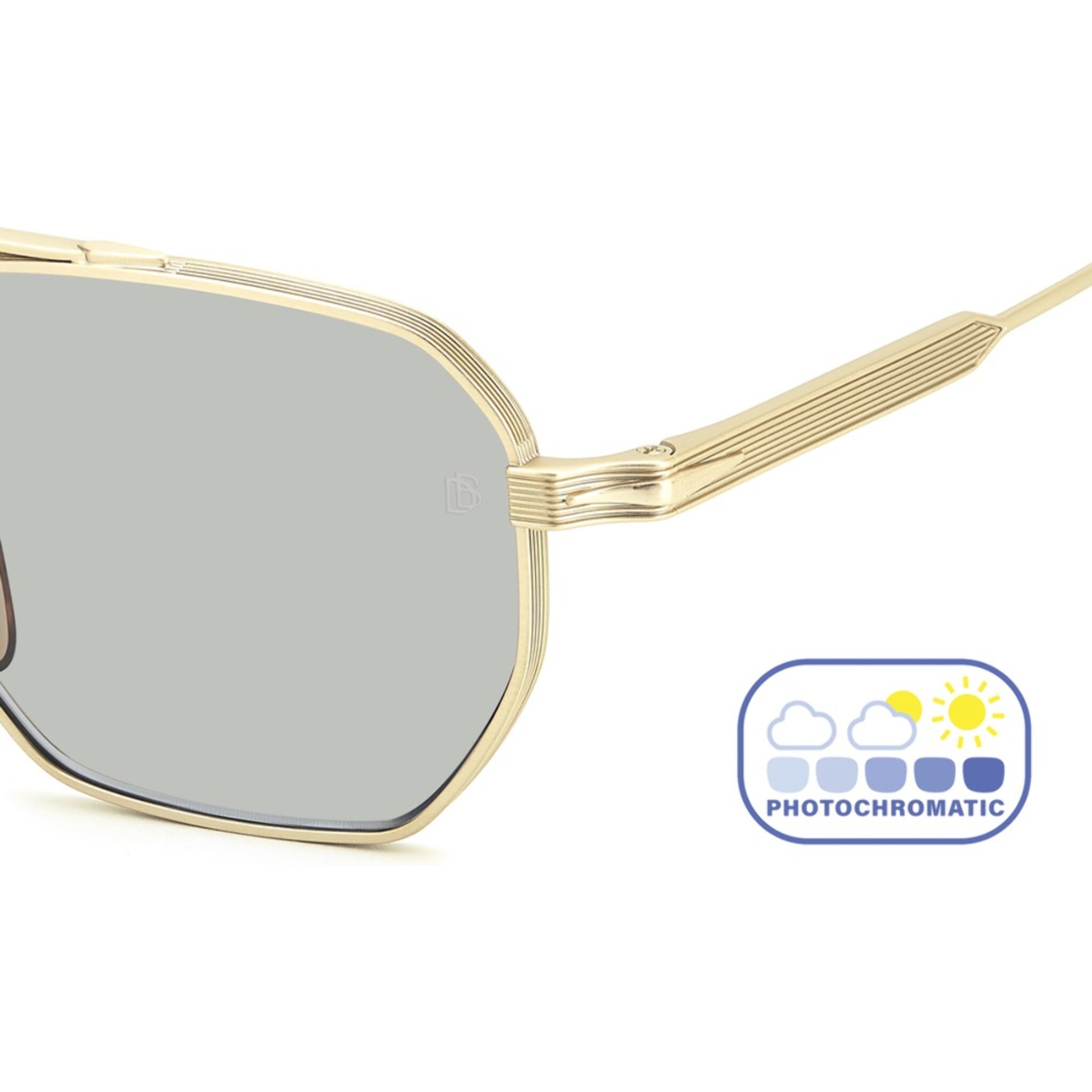 Gafas de Sol David Beckham DB 1229/S T5U Fotocromáticas de Metal Hombre 52 mm