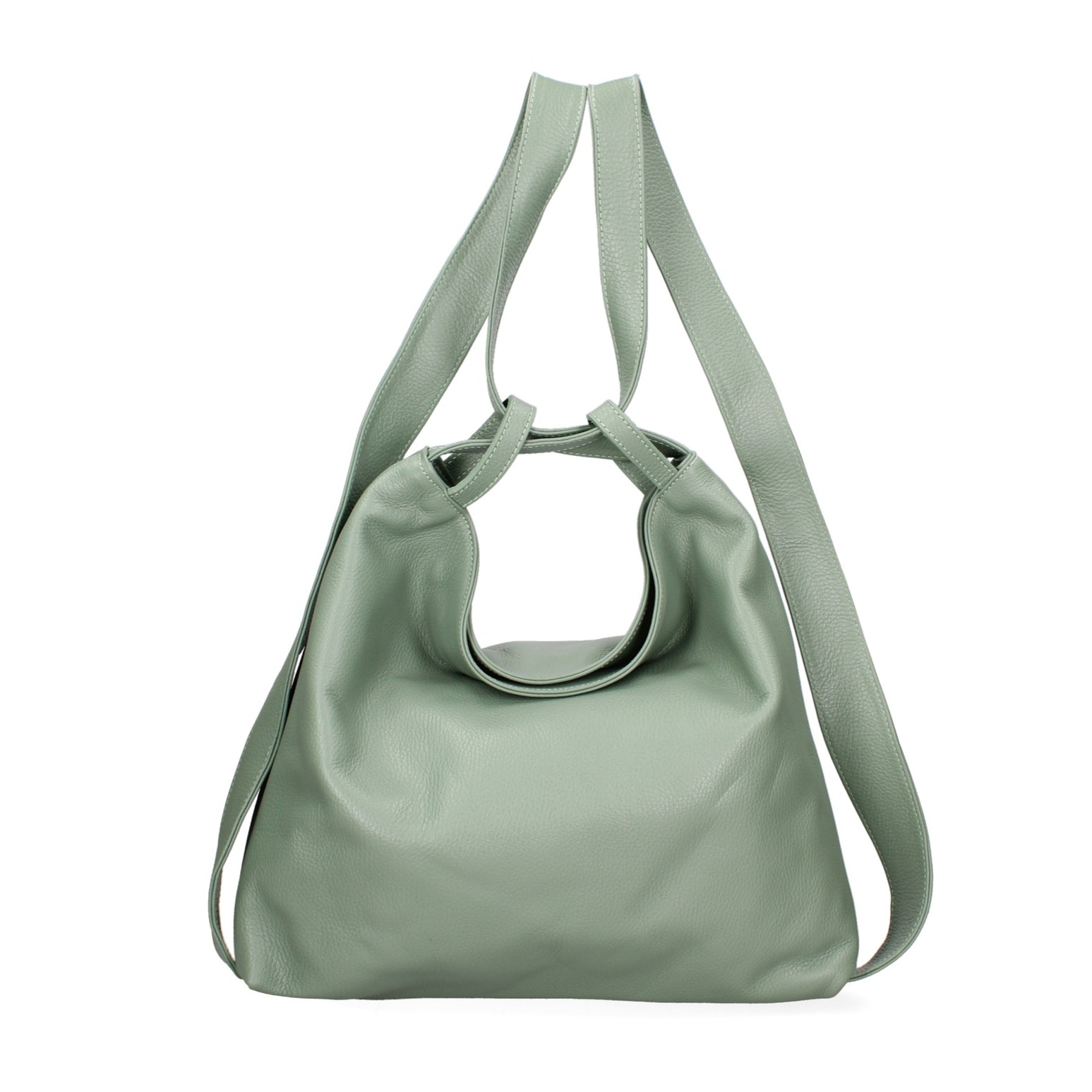 Borsa a mano da donna Made in Italy - Modello Seraphina Nova - 100% pelle - 37.0 x 37.0 x 9.0 cm