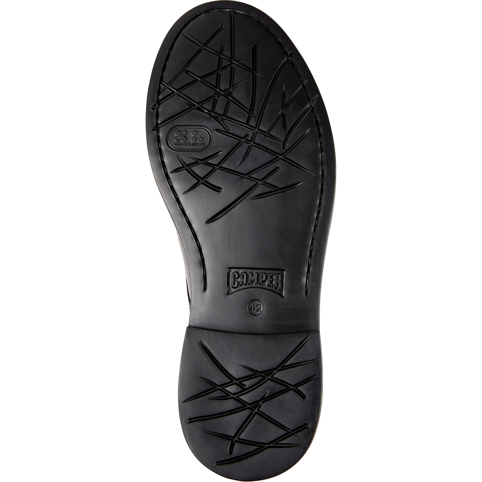 Zapatos de cordones - CAMPER Dean Twins - Negro - Cuero liso