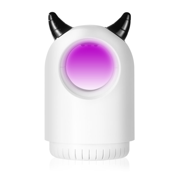 Trappola per zanzare elettrica JX-688, con luce LED da 365nm, aspiratore silenzioso e serbatoio.