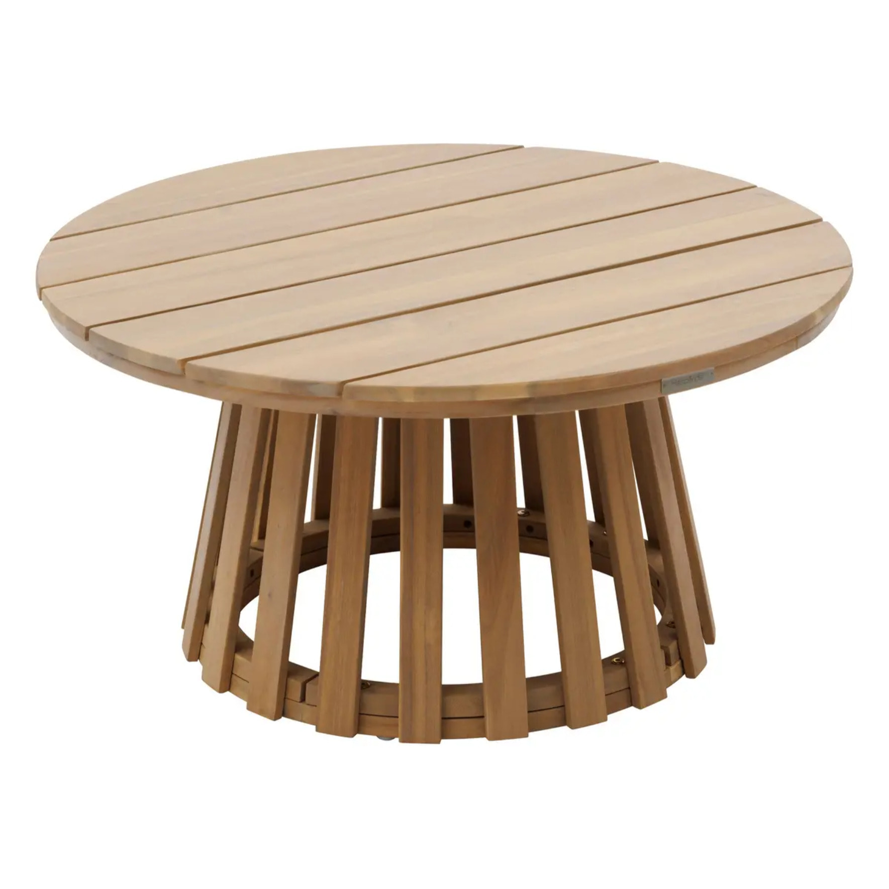 Table d appoint de jardin ronde "Osuna" 80 x 80cm en acacia